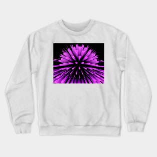 exploding vivid pink 3D sphere Crewneck Sweatshirt